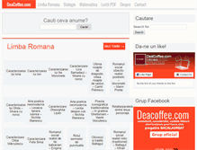 Tablet Screenshot of deacoffee.com